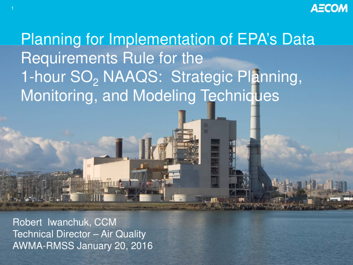 planning for implementation of epa s data requirements