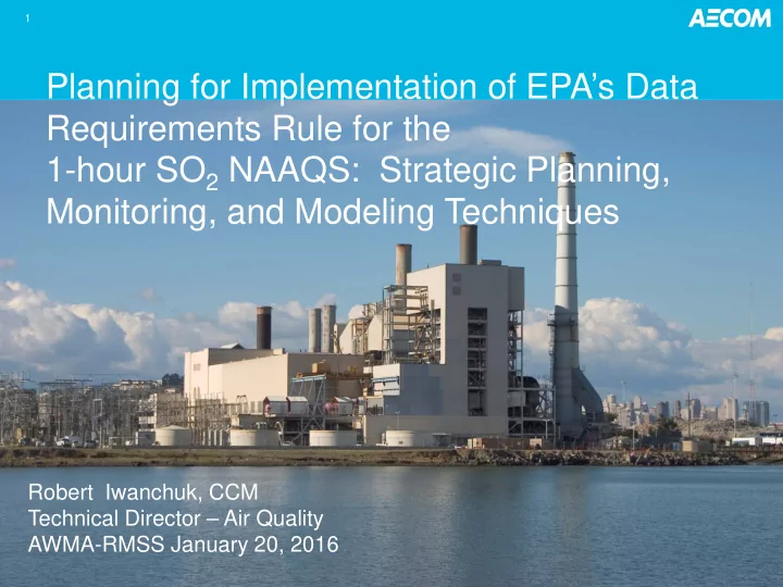 planning for implementation of epa s data requirements