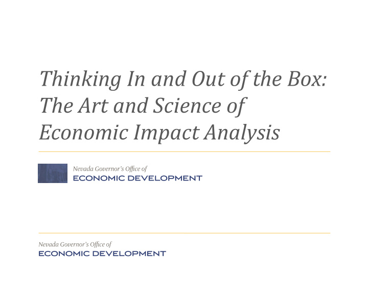 thinking in and out of the box the art and science of