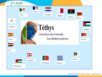 France Croatia  Italy Malta Libya  Morocco Cyprus  Jordan  Spain  Tunisia  Egypt  Algeria  Lebanon