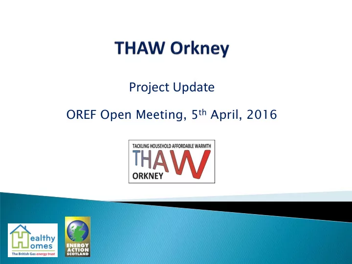project update