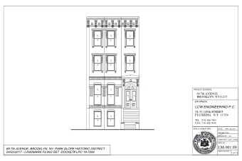 LM-001.00  CADO FILE NO.:  1 of 12  PARK SLOP HISTORIC DISTRICT  DRAWING CONTENT:  DISTRICT