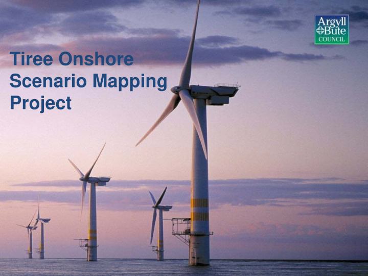 tiree onshore scenario mapping project renewable energy