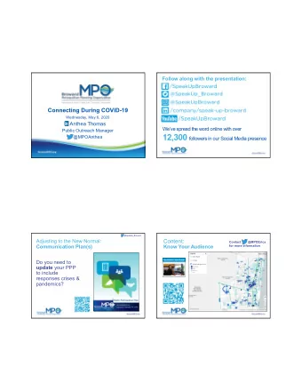 Content:  Content:  Silver Lining  Helping the (tele)commute  Active Transportation  is on the rise