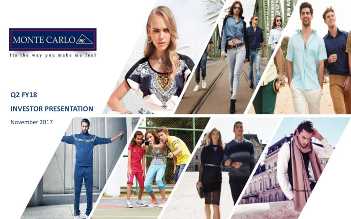 q2 fy18 investor presentation