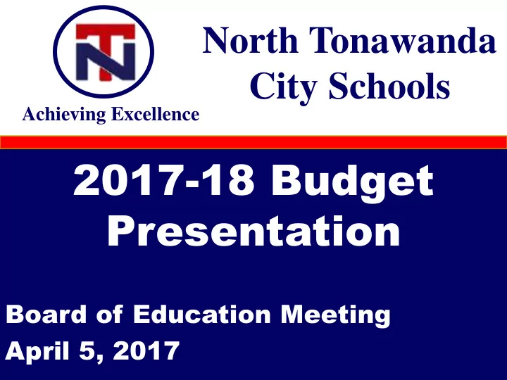 2017 18 budget