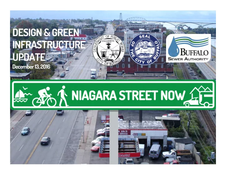 design green infrastructure update