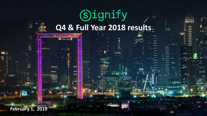 q4 amp full year 2018 results