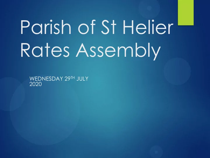 parish of st helier