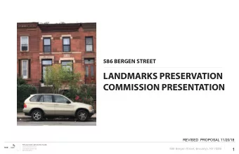 LANDMARKS PRESERVATION  COMMISSION PRESENTATION  REVISED  PROPOSAL 11/20/18  FIELDLINES