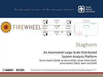 Staghorn  An Automated Large-Scale Distributed  System Analysis Platform  Kasimir Gabert (5638),