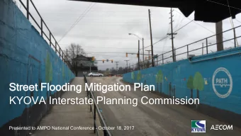 St  Street  eet Fl  Floo  oodi  ding  ng Mi  Miti  tiga  gation  tion Pl  Plan  an  KYOVA