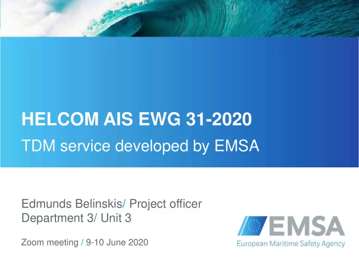 helcom ais ewg 31 2020