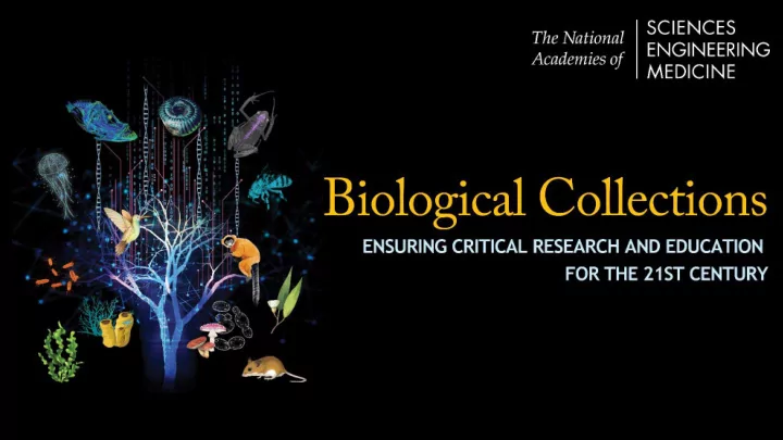 biological collections