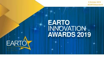 Antti Vasara  President,  EARTO  8 October 2019  #EARTOAwards19  Jury Members  8 October 2019