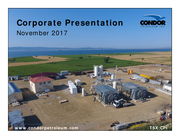 corporate presentation