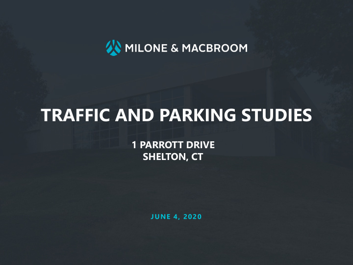 traffic and parking studies
