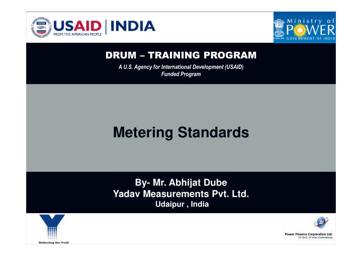 metering standards