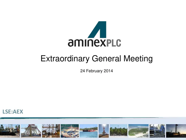extraordinary general meeting