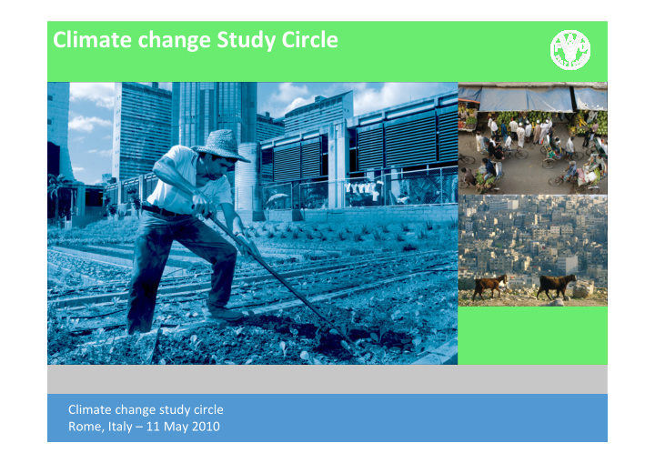 climate change study circle