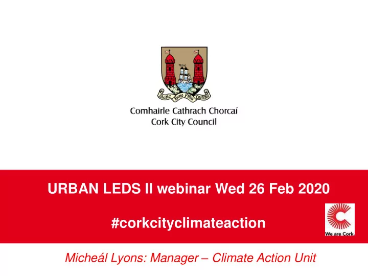 urban leds ii webinar wed 26 feb 2020
