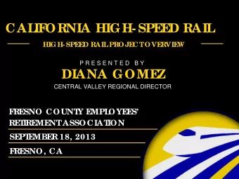 CAL  IF  ORNIA HIGH-  - SPE  SPE  E  D RAIL  CAL  IF  ORNIA HIGH  E  D RAIL  CAL  IF  ORNIA HIGH-