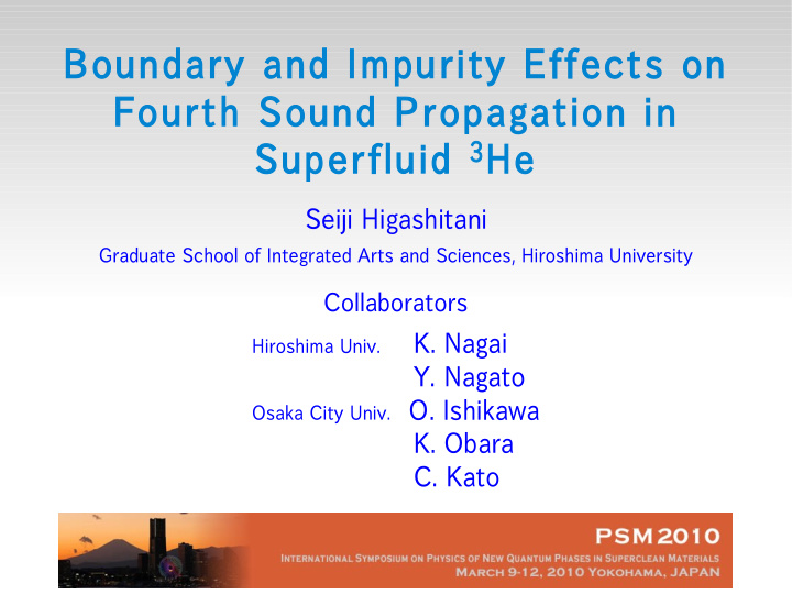 boundary and impurity effects on fourth sound propagation