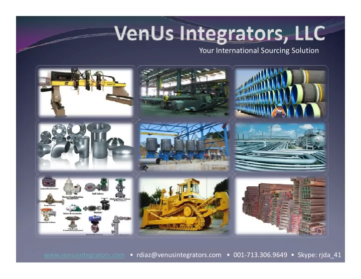 your international sourcing solution