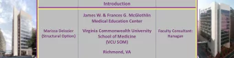 Introduction  James W. &amp; Frances G. McGlothlin  Medical Education Center  Virginia Commonwealth