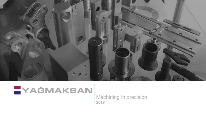 machining in precision