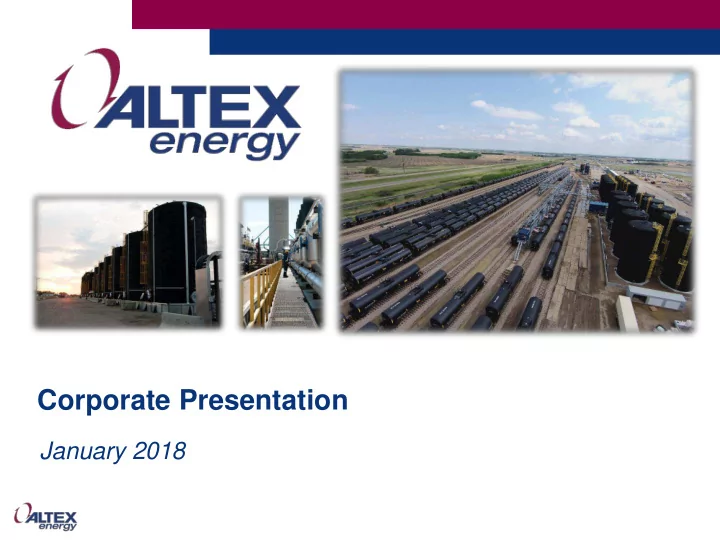 corporate presentation