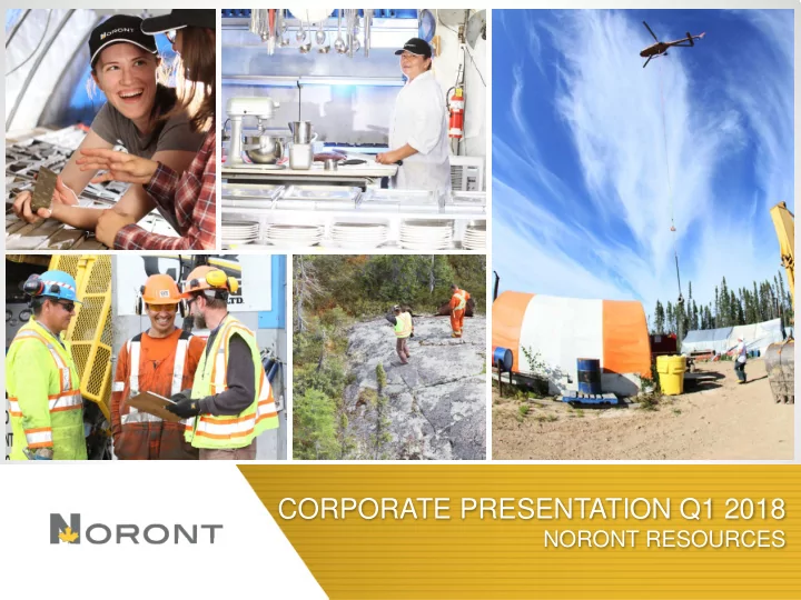 corporate presentation q1 2018