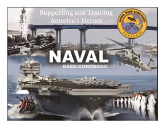 Supporting and Training  Americas Heroes  Recent Happenings    On April 21st, the Silver