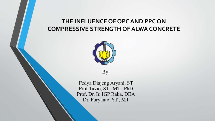 the influence of opc and ppc on