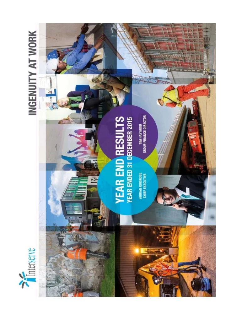 1 redefining the future for people and places strategic