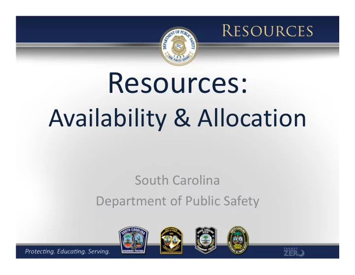 resources