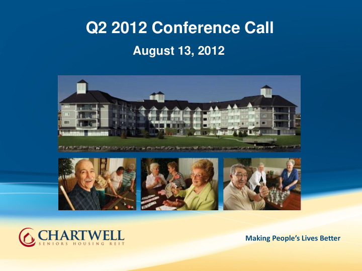 q2 2012 conference call