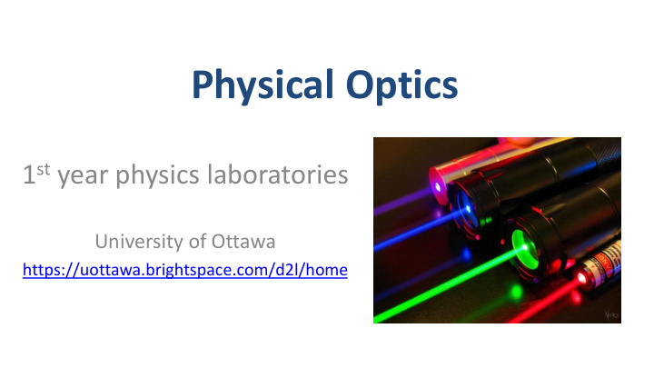 physical optics