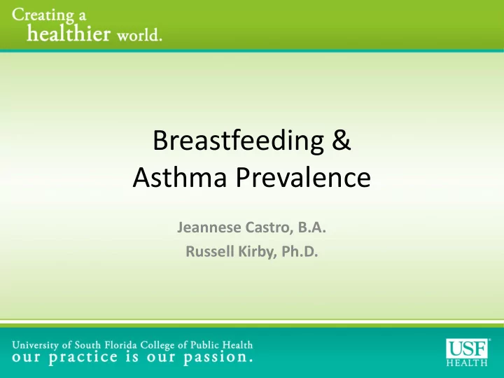 asthma prevalence