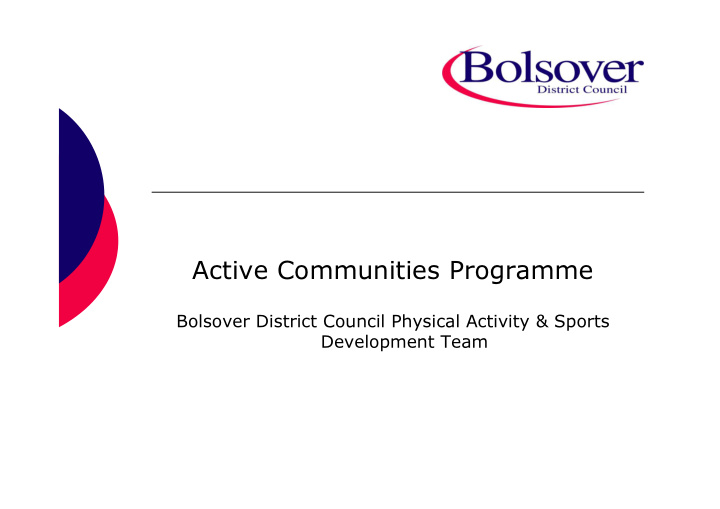 active communities programme