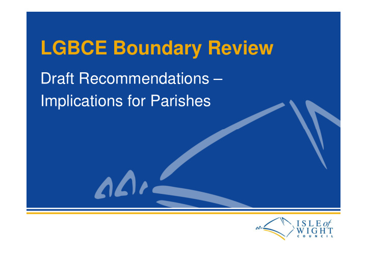 lgbce boundary review