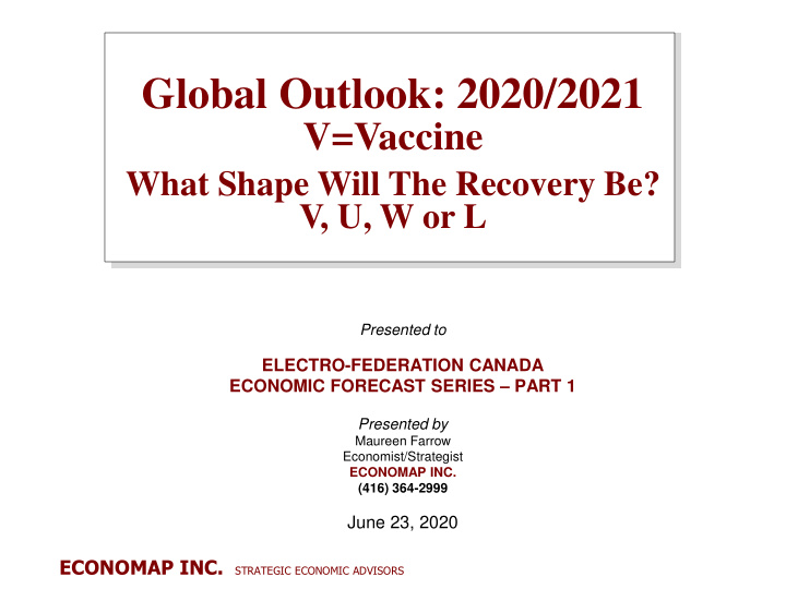 global outlook 2020 2021