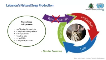 = Circular Economy Green export Forum, Geneva, 8 th October 2018, Geneva  OMW  Colored substance