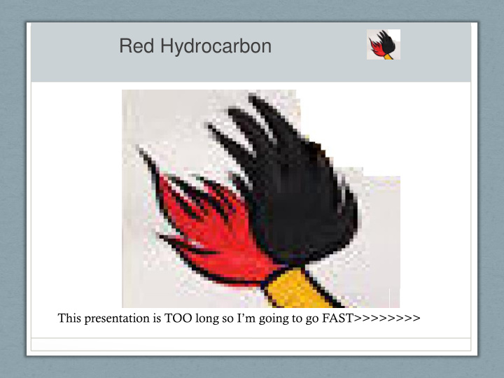 red hydrocarbon