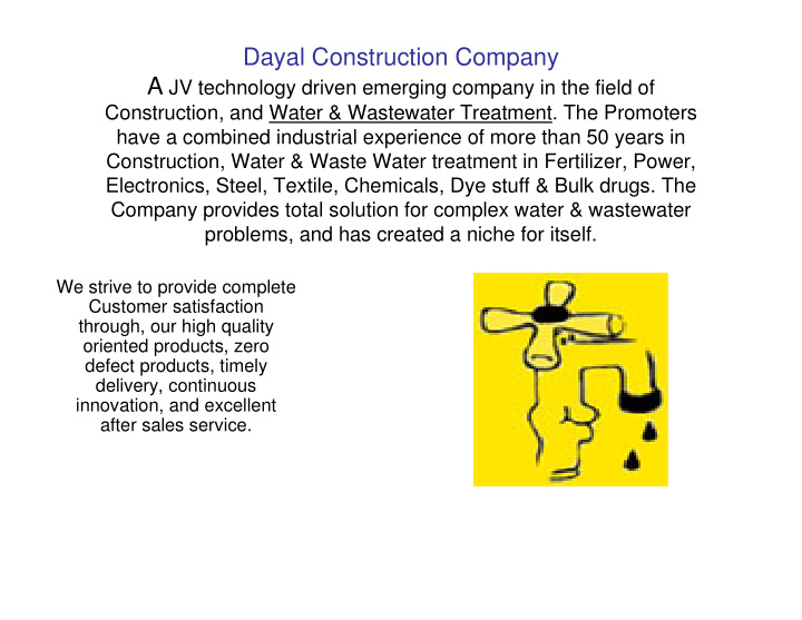 dayal construction company