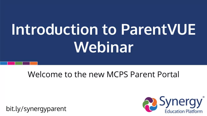introduction to parentvue webinar