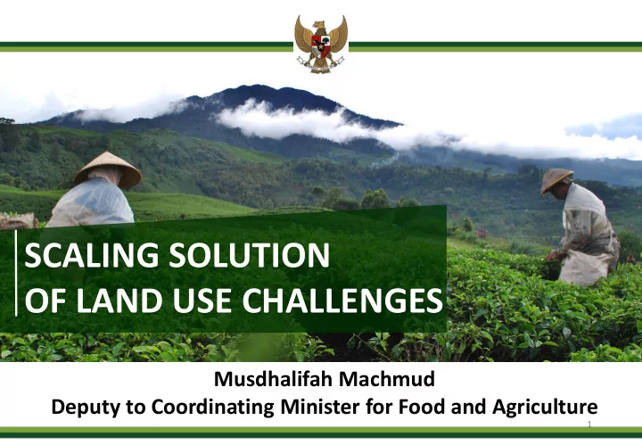 of land use challenges