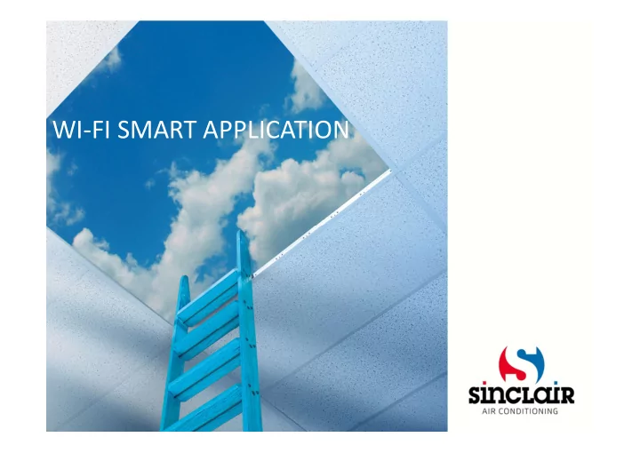 wi fi smart application download the app