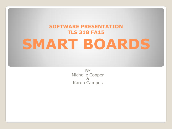 smart boards