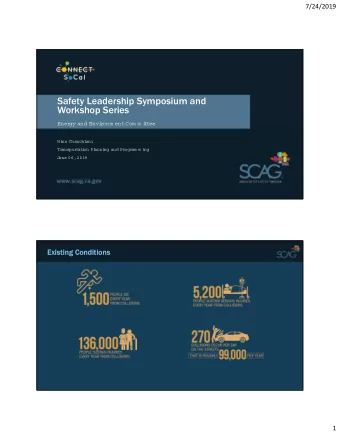 Safety Leadership Symposium and  Workshop Series  Ener  gy  and  Envi  r  onm ent  Com m i  t  t